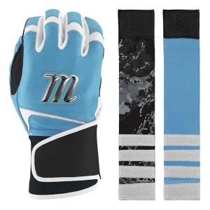 Men's Marucci REMX Baseball Batting Gloves Blue/Black Large