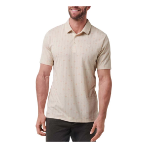 Men's TravisMathew Deco Polo Large Moonbeam
