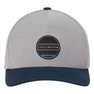 Men's TravisMathew Epic Quest Golf Snapback Hat One Size Heather Grey