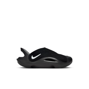 Kids' Nike Aqua Swoosh Closed Toe Sandals Little 10T Black/White/Anthracite