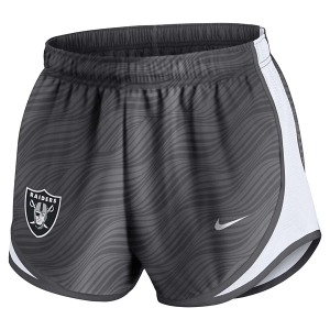 Women's Las Vegas Raiders Nike Tempo Shorts 2XLarge Anthracite