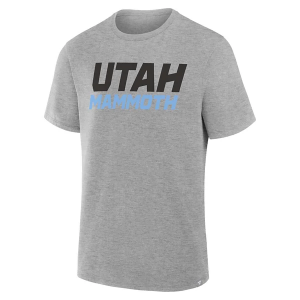 Utah Mammoth Fanatics Wordmark T-Shirt XLarge Steel
