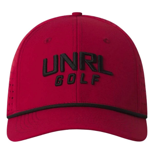 Men's UNRL Golf Primary Golf Snapback Hat One Size Carmine Red
