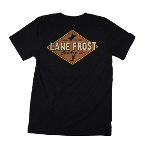 Men's Lane Frost Brand Two Step T-Shirt Small Black