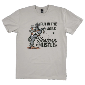 Men's Lane Frost Brand Put In The Work T-Shirt XLarge Grey Heather