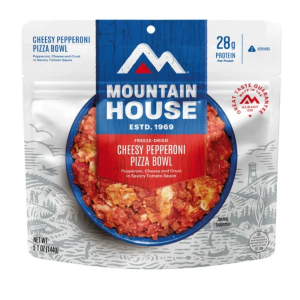 Mountain House Cheesy Pepperoni Pizza Bowl Freeze Dried Meal