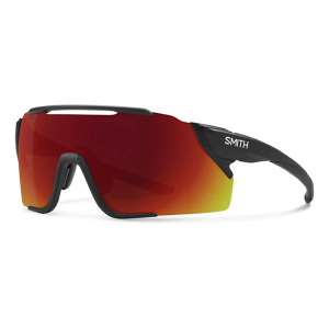 Men's Smith Attack MAG MTB Sunglasses Matte Black/ChromaPop Red Mirror