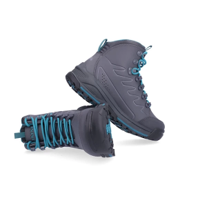 Women's Simms Freestone Rubber Sole Fly Fishing Wading Boots Outdoor 11 Slate