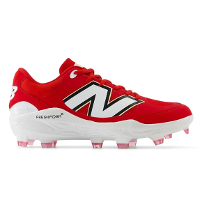 Men's New Balance Fresh Foam X 3000v7 Molded Baseball Cleats 12 Red