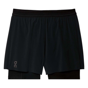 Men's On 5" Performance 2/1 Shorts XLarge Black