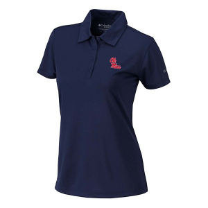Mississippi Rebels Columbia Women's Birdie Polo Large Collegiate Navy