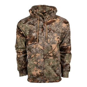 Men's King's Camo Classic Hunting Full Zip Hoodie Large Desert Shadow