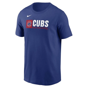 Chicago Cubs Essential T-Shirt Small Royal