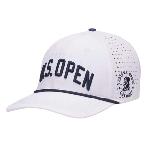 Men's UNRL x 125th U.S. Open Varsity Mid-Pro Vented Golf Snapback Hat One Size White/Navy