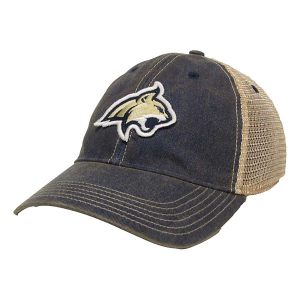 Montana State Bobcats Legacy Athletic Patch Adjustable Hat One Size Navy