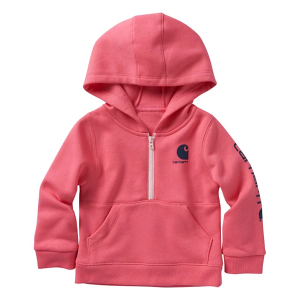 Girls' Carhartt Graphic 1/2 Zip Pullover Baby 6 mo. Pink Lemonade
