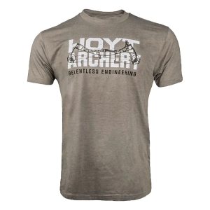 Men's Hoyt Relentless T-Shirt Medium Warm Grey