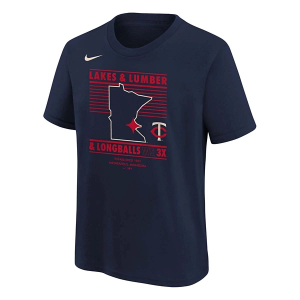 Kids' Minnesota Twins Local T-Shirt Medium Navy