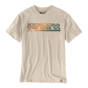 Men's Carhartt Relaxed Fit Lightweight Logo Graphic T-Shirt Large Tan