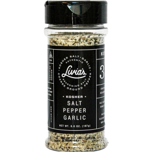 Livia's Salt Pepper Garlic Kosher Seasoning