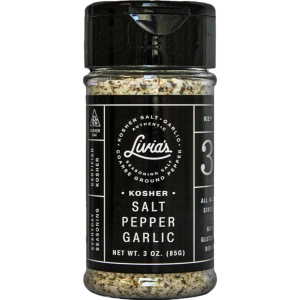 Livia's Salt Pepper Garlic Kosher Seasoning