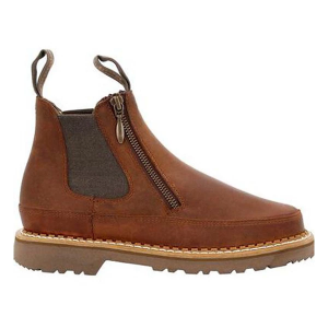 Women's Georgia Boots Romeo Size Zip Chelsea Boots 9 Brown