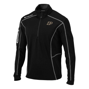 Purdue Boilermakers Columbia Shotgun 1/4 Zip Large Black