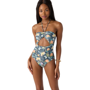 Women's O'Neill Loindaflow Sayulita One Piece Swimsuit Large Slate