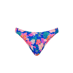 Women's Kulani Kinis Minimal Full Coverage Swim Bottoms Small Electric Palms