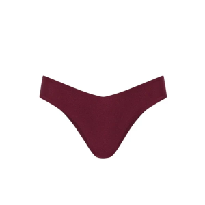 Women's Kulani Kinis V Cheeky Swim Bottoms Medium Sangria