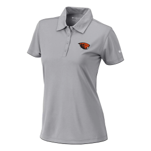 Oregon State Beavers Columbia Women's Birdie Polo 2XLarge Cool Grey