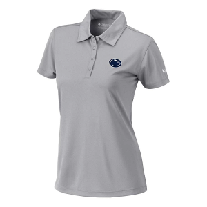 Penn State Nittany Lions Columbia Women's Birdie Polo 2XLarge Cool Grey