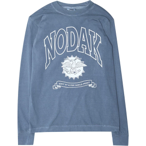 Women's 218 Clothing Nodak North Dakota Flag Long Sleeve T-Shirt Small Navy