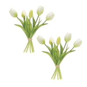 Melrose International Tulip Floral Bundle (Set of 2)