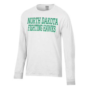 North Dakota Fighting Hawks Gear For Sports Third Rock ComfortWash T-Shirt 2XLarge White