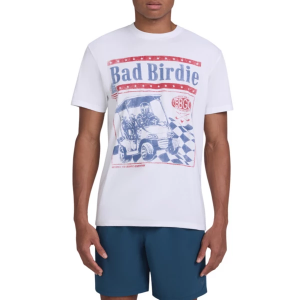 Men's Bad Birdie Speedway Series T-Shirt XLarge Brilliant White