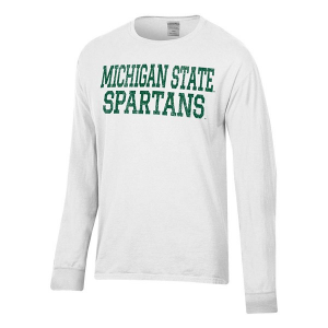 Michigan State Spartans Gear For Sports Third Rock ComfortWash T-Shirt 2XLarge White