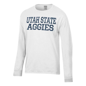 Utah State Aggies Gear For Sports Third Rock ComfortWash T-Shirt Small White