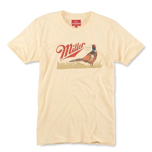 Men's American Needle Red Label Miller High Life Label T-Shirt Medium Cream