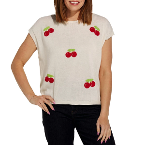 Women's Gilli Cherry Shirt Small Cream