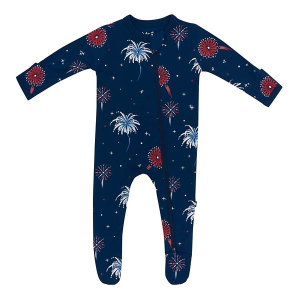 Kyte Baby Zippered Footie Pajamas Baby 6/12 mo. Celebration