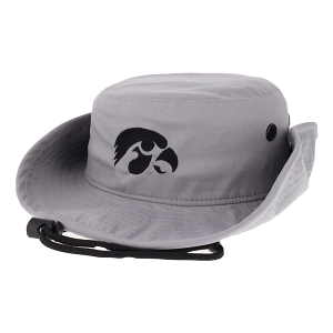 Iowa Hawkeyes Legacy Athletic Tiger Hawk Flexfit Hat L/XL Grey
