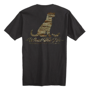 Men's What The Fin Loyal Pawtners Commando T-Shirt XLarge Black
