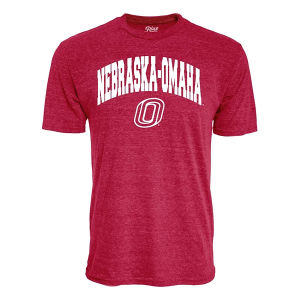 Omaha Mavericks Blue 84 Archie T-Shirt Small Red