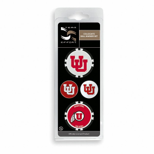 Team Effort Utah Utes Ball Marker Set