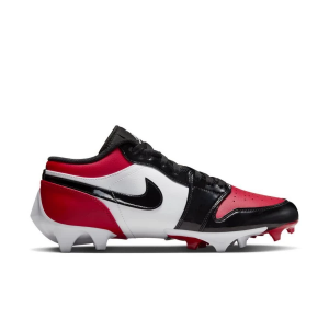Men's Jordan 1 Low TD Molded Football Cleats 11 Gym Red/Black/White