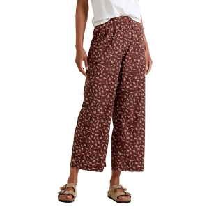 Women's Toad & Co. Taj Hemp Wide Leg Pants Large Chestnut