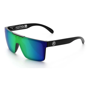 Men's HEAT WAVE Quatro Polarized Sunglasses Black/Green