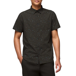 Men's prAna Tinline Button Up Shirt 2XLarge Spruce Brushstroke