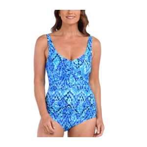 Women's Maxine Twist Front One Piece One Piece Swimsuit Sporty 8 Artisan Ikat